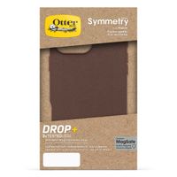 OtterBox Symmetry Cactus Leder Back Cover MagSafe für das iPhone 16 Pro Max - Rich Adobe Brown