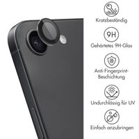 imoshion 2er-Pack Objektivschutz für Kamera für das Apple iPhone 16e - Schwarz