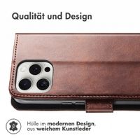 imoshion Luxuriöse Klapphülle Apple iPhone 13 Pro Max - Dunkelbraun