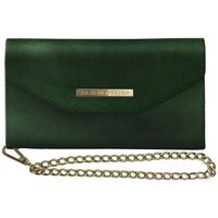 iDeal of Sweden Mayfair Clutch Velvet Grün für das iPhone Xs Max