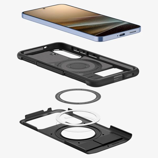 Spigen Slim Armor™ Case MagSafe für das Samsung Galaxy S25 Plus - Schwarz