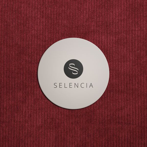 Selencia Cord Laptop Hülle 13-14 Zoll - Laptop Sleeve - Deep Burgundy