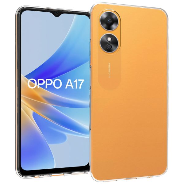 Accezz TPU Clear Cover für das Oppo A17 - Transparent