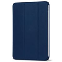 Decoded Textured Sillicon Slim Cover für das iPad 10 (2022) 10.9 Zoll - Navy Peony