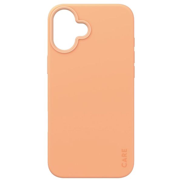 CARE by PanzerGlass Fashion Back Cover MagSafe für das iPhone 16 Plus - Peachy