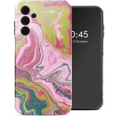 Selencia Vivid Back Cover Samsung Galaxy A15 (5G) - Marble Pink