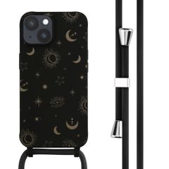 imoshion Silikonhülle design mit Band für das iPhone 14 - Sky Black