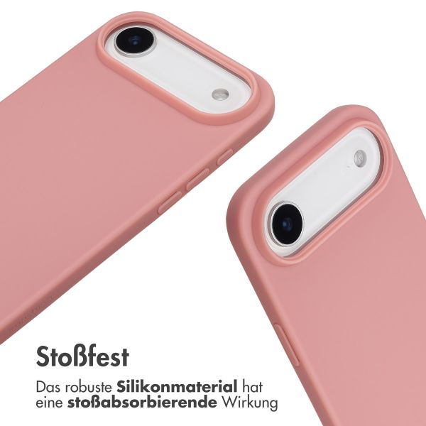 imoshion SilikonHülle mit Band Apple iPhone Air - Sand Pink