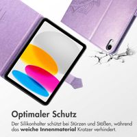 imoshion Mandala Klapphülle Apple iPad 11 (2025) 11 Zoll A16 / iPad 10 (2022) 10.9 Zoll - Lila / Lilac