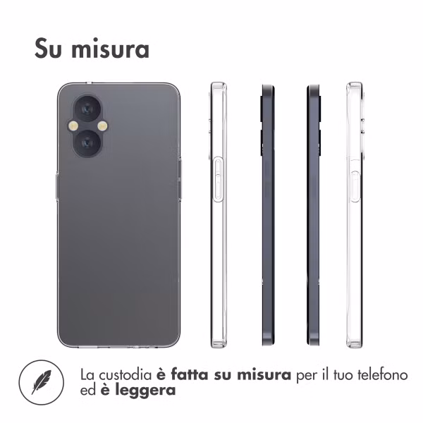 Accezz Clear TPU Backcover Oppo Reno8 Lite - Transparent