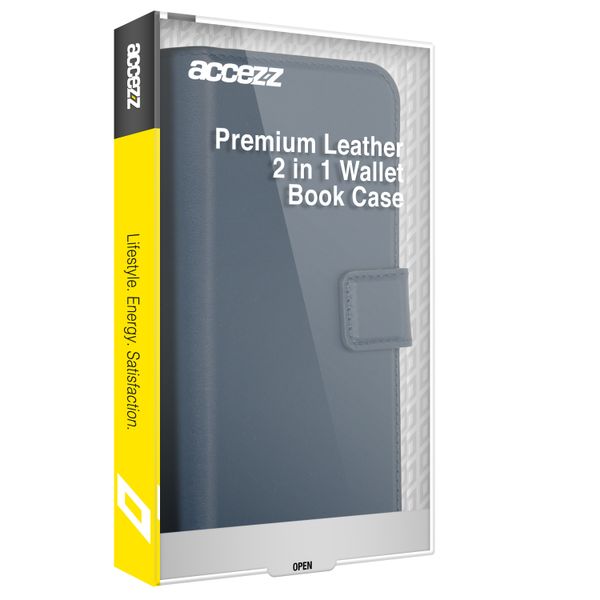 Accezz Premium Leather 2 in 1 Wallet Bookcase Samsung Galaxy A54 (5G) - Dunkelblau