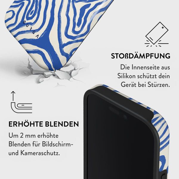 Burga Tough Back Cover für das iPhone 16 Pro Max - Seven Seas