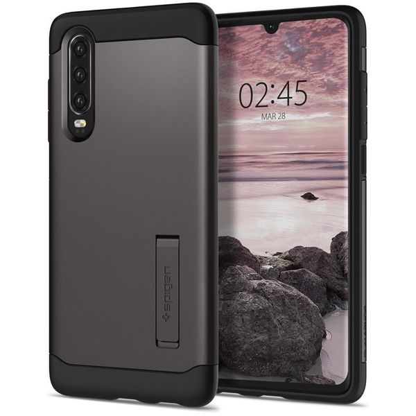 Spigen Slim Armor™ Case Grau für das Huawei P30