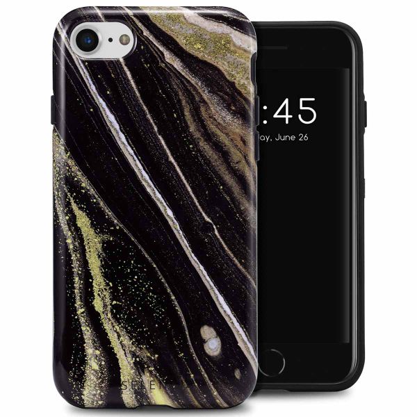 Selencia Vivid Back Cover iPhone SE (2022 / 2020) / 8 / 7 / 6(s) - Chic Marble