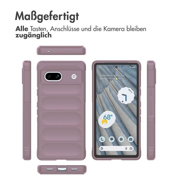 imoshion EasyGrip Back Cover für das Google Pixel 7a - Violett