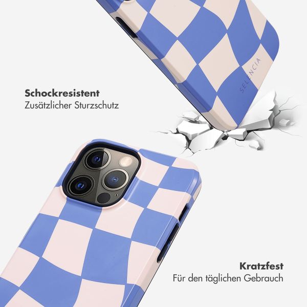 Selencia Vivid Tough Back Cover für das Apple iPhone 14 Pro Max - Groovy Sapphire Blue