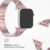 Selencia Sparkle Armband für das  Apple Watch Series 1 t/m 9 / SE (38/40/41 mm) | Series 10 / 11 (42 mm) - Rosa