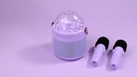 imoshion Sing & Shine Karaoke-Set - Lautsprecher und 2 Mikrofone - Lavender Lilac