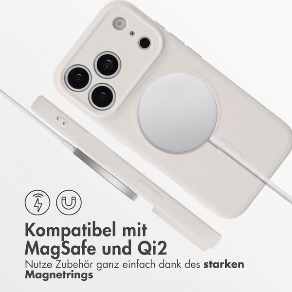 imoshion Color Back Cover mit MagSafe Apple iPhone 18 Pro / 17 Pro - Beige
