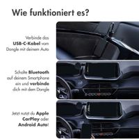 imoshion CarPlay Adapter - CarPlay ohne kabel für Apple CarPlay und Android Auto