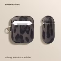 Selencia Sabi Case Apple AirPods 1 / 2 - Leopardenmuster - Midnight Black