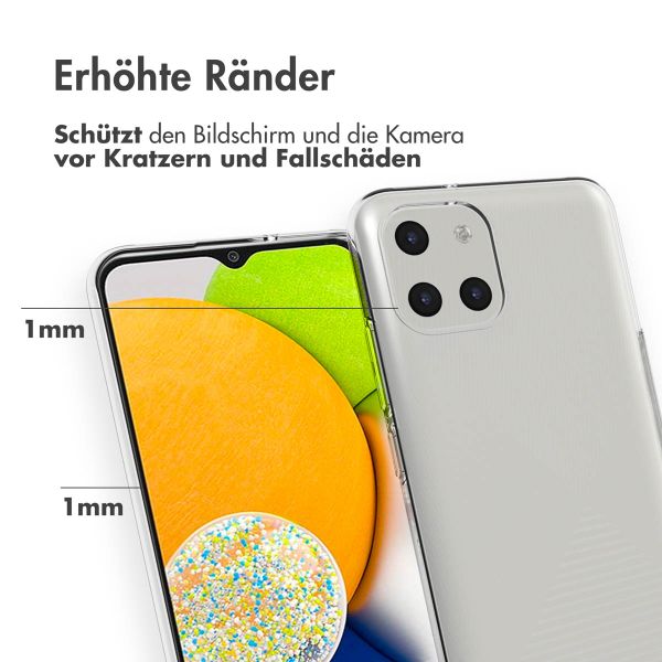 Accezz Clear TPU Backcover Samsung Galaxy A03 - Transparent