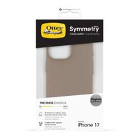 OtterBox Symmetry Cactus Leder Back Cover MagSafe Apple iPhone 17 - Light Grey