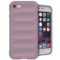 imoshion EasyGrip Back Cover für das iPhone SE (2022 / 2020) / 8 / 7 - Violett