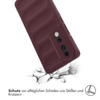 imoshion EasyGrip Back Cover für das Honor 90 Pro - Aubergine