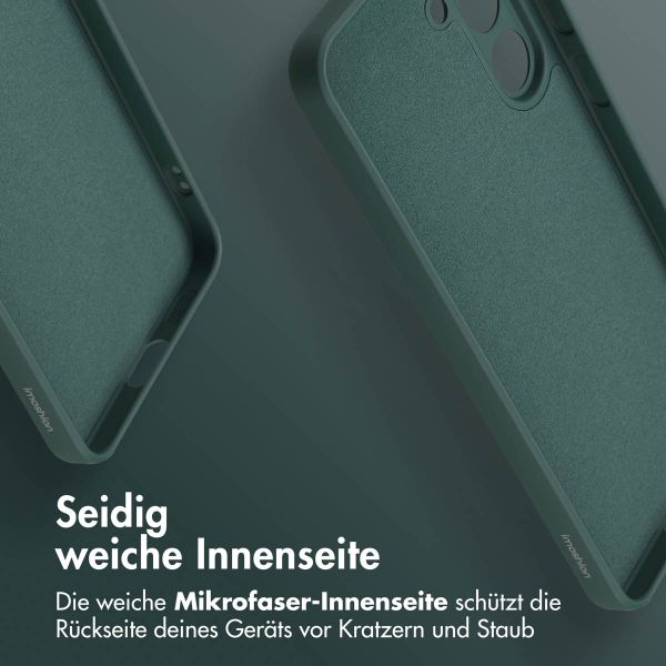 imoshion Color Back Cover mit MagSafe Samsung Galaxy S25 FE - Dunkelgrün