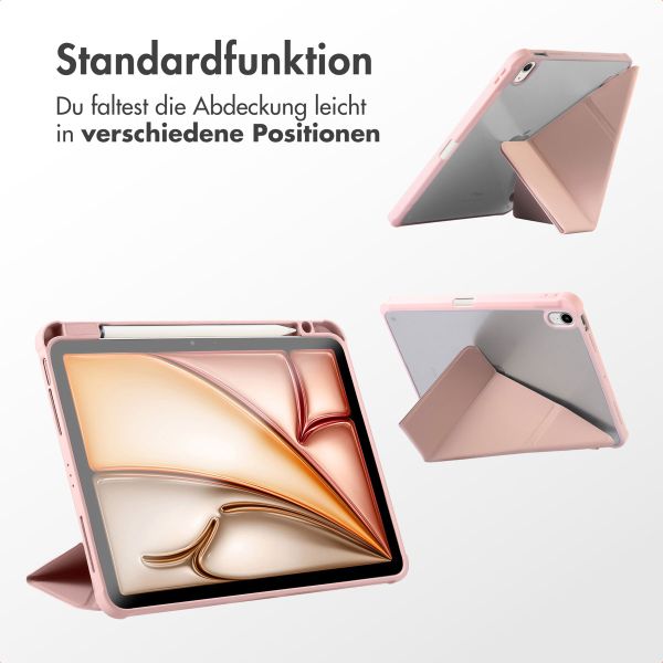 imoshion Origami Klapphülle iPad 10 (2022) 10.9 Zoll - Rosa