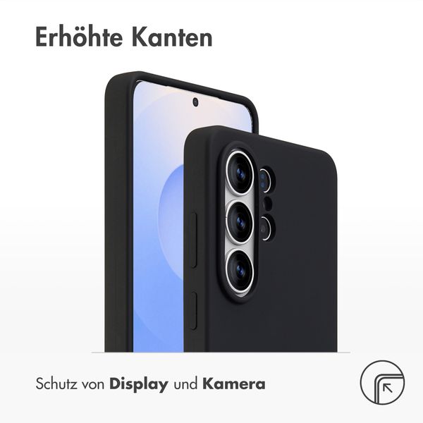 Accezz Liquid Silikoncase Samsung Galaxy S26 Ultra - Schwarz