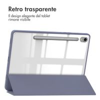 imoshion Trifold Hardcase Klapphülle Samsung Galaxy Tab S9 11.0 Zoll - Violett