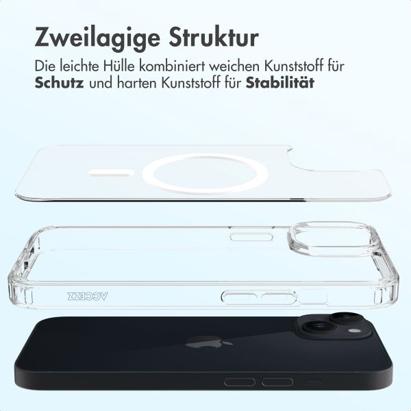 Accezz Xtreme Impact Backcover mit MagSafe Apple iPhone 14 - Transparent
