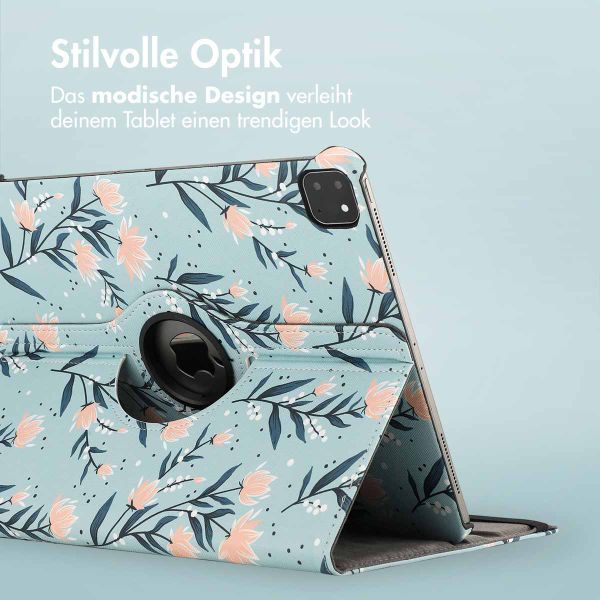 imoshion 360° drehbare Design Klapphülle Apple iPad Air 13 Zoll (2025) M3 / (2024) M2 - Flowers