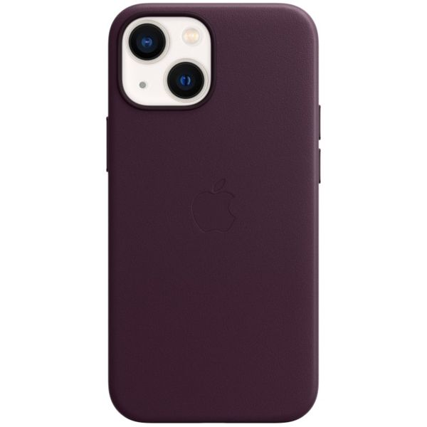 Apple Leder-Case MagSafe Apple iPhone 13 Mini - Dark Cherry