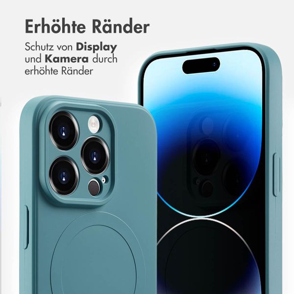 imoshion Color Back Cover mit MagSafe Apple iPhone 14 Pro - Smoke Green