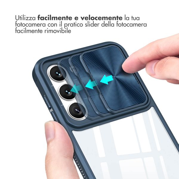 imoshion Back Cover mit Kameraschieber Samsung Galaxy S23 - Dunkelblau