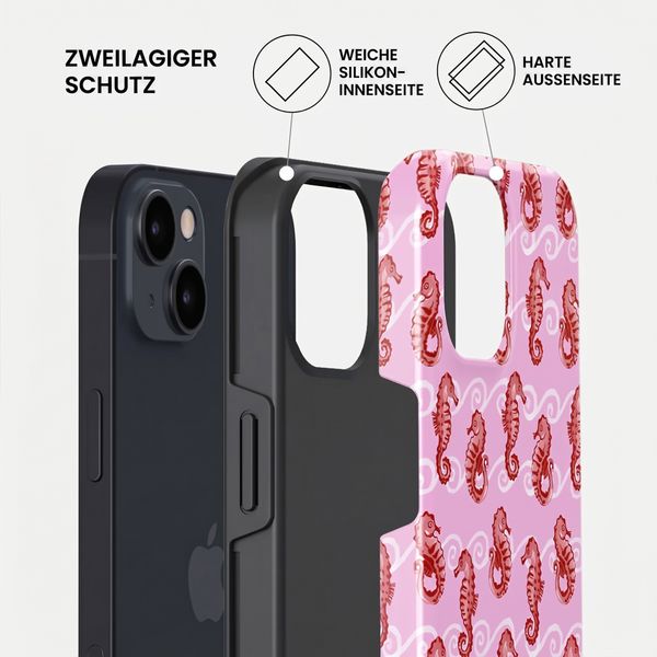 Burga Tough Back Cover MagSafe Apple iPhone 14 - Coral Reef
