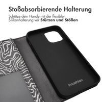 imoshion ﻿Design Klapphülle für das iPhone 12 (Pro) - Black And White