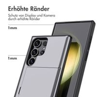 imoshion Backcover mit Kartenfach Samsung Galaxy S24 Ultra - Grau