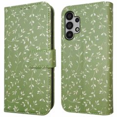 imoshion Design Klapphülle für das Samsung Galaxy A32 (5G) - Green Flowers