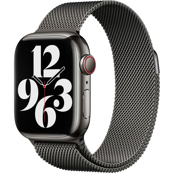 Apple Mailänder Fitness-Armband für Apple Watch Series 1-9 / SE - 38/40/41 mm / Series 10 - 42 mm - Graphite