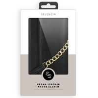 Selencia Clutch Klapphülle aus Leder mit herausnehmbarem Case Galaxy S21 Plus