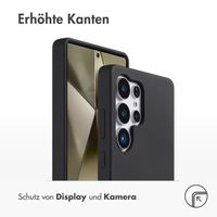 Accezz Liquid Silikoncase Samsung Galaxy S25 Ultra - Schwarz