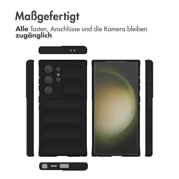 imoshion EasyGrip Back Cover für das Samsung Galaxy S24 Ultra - Schwarz