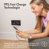 Accezz Power Pro GaN Ultra Fast Wall Charger - 65W - Schwarz