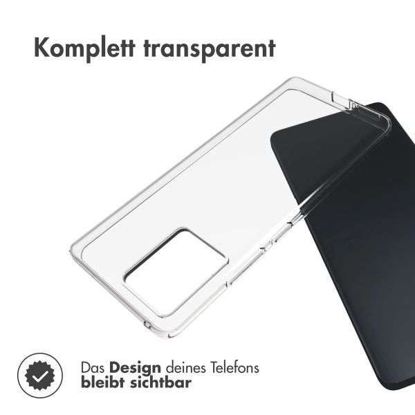 Accezz TPU Clear Cover für das Motorola Edge 30 Fusion - Transparent