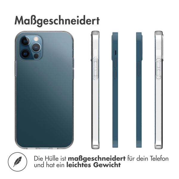 Accezz TPU Clear Cover für das iPhone 12 Pro Max - Transparent