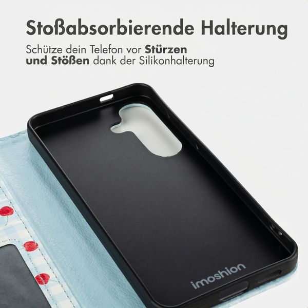 imoshion Design Klapphülle Samsung Galaxy S25 - Cherry Check